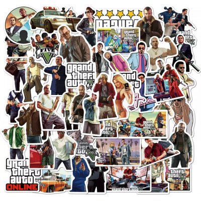 Nálepky Grand Theft Auto Varianta: 1 – Zboží Mobilmania