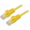 síťový kabel Gembird PP6U-1.5M/Y UTP Cat6 Patch, 1,5m, žlutý