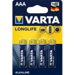 Varta LongLife AAA 4ks 4103 101 414 – Zbozi.Blesk.cz