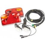 Elektrokabeláž k vleku, sada se světly (FT-88) 7pin / 5 m + 3,1 m obrys, FRISTOM