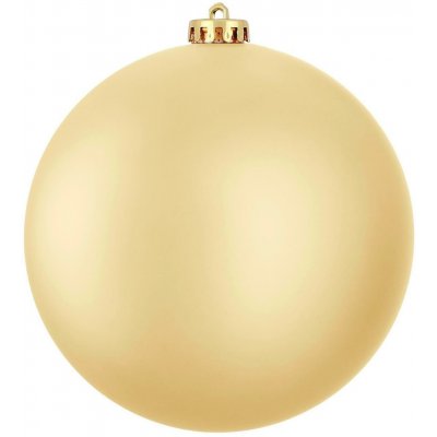 LAALU Vánoční ozdoby koule, zlatá matná, průměr 15 cm – Zboží Dáma