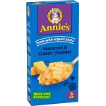 Annie's Mac & Cheese instantní těstoviny s čedarovou omáčkou 170 g – Zboží Dáma