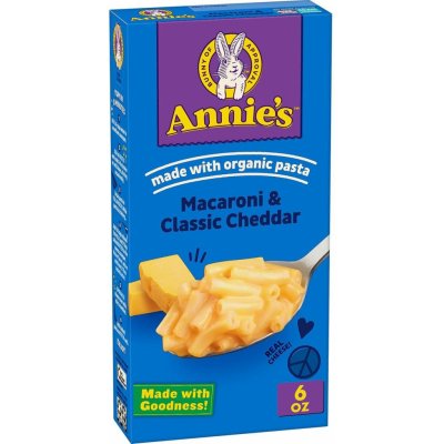 Annie's Mac & Cheese instantní těstoviny s čedarovou omáčkou 170 g – Zboží Dáma
