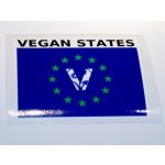 VEGAN STATES samolepka – Zboží Živě