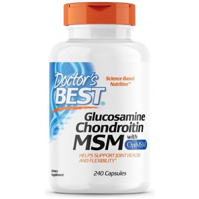 Doctor's Best Glucosamine Chondroitin MSM 240 kapslí
