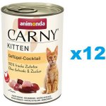 Carny Kitten Drůbeží koktejl 12 x 400 g – Zboží Mobilmania