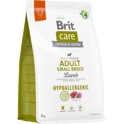 Brit Care Dog Hypoallergenic Adult Small Breed Lamb 3 kg – Hledejceny.cz