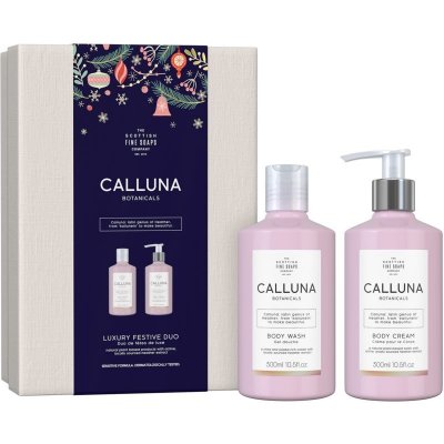 Scottish Fine Soaps Calluna Botanicals sprchový gel 300 ml + tělový krém 300 ml dárková sada – Zboží Mobilmania