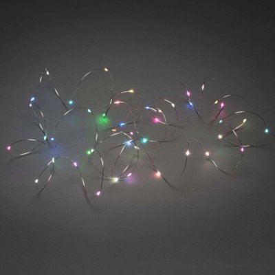 Konstsmide LED světelný řetěz s mikro LED žárovkami s přepínáním barev 50 LED če – Hledejceny.cz
