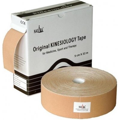 Nasara tejp béžová 5 cm x 32 m – Zboží Dáma