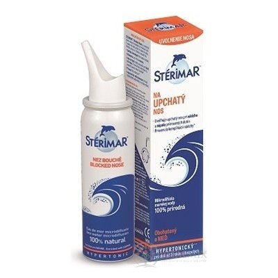 Merck Stérimar na ucpaný nos nosní mikrosprej s obsahem mořské vody hypertonický od 3 let 50 ml