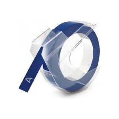 Alternativní páska pro Dymo Omega A0898140 9 mm x 3 m bílý tisk + modrý podklad – Zboží Mobilmania