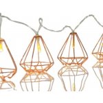 EUROLAMP Vánoční řetěz LED světelný řetěz se zlatým kovovým dekorem teplá bílá 10 ks 600-11266 – Hledejceny.cz