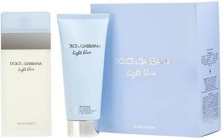 Dolce & Gabbana Dolce & Gabbana Light Blue SET: Toaletní voda 100ml + Tělový krém 100ml Pre ženy Toaletní voda