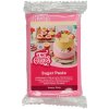 Potahovací hmota a marcipán Funcakes Cakesupplies Růžový rolovaný fondant Pretty Pink barevný 250 g