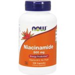 Now Vitamin B3 Nikotinamid niacinamid 500 mg 100 kapslí – Hledejceny.cz