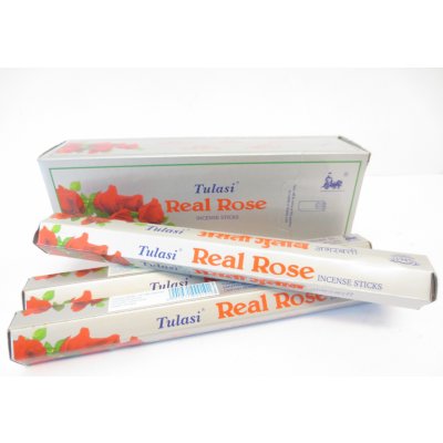 Tulasi vonné tyčinky Real Rose 20 ks – Hledejceny.cz