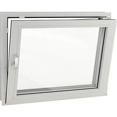 Solid Elements Sklepní okno OS 1, P, 60 × 40 cm, dvojsklo, 3 komory, bílé 700081 – Hledejceny.cz