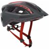 Cyklistická helma Scott Supra Road Dark grey/red 2021