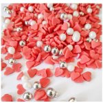 Cukrový mix červeno-bílý 50 g – Zboží Mobilmania