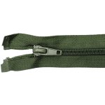 Spirálový zip dělitelný 40 cm khaki – Zboží Dáma