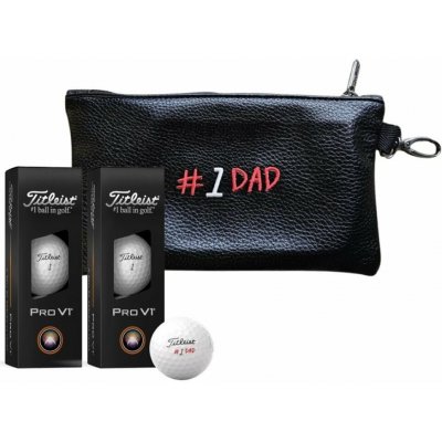 Titleist Pro V1 Fathers's Day 6 ks + kapsička – Hledejceny.cz
