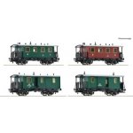 Roco H0 set 4 osobních vozů kkStB Ep. I 6200190 – Hledejceny.cz