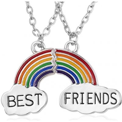 Impress Jewelry Sada řetízku přátelství Best Friends Rainbow 200402192611 – Zboží Mobilmania