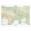 Nástěnné mapy Ukrajina - oboustranná nástěnná obecně zeměpisná mapa 1:1 700 000