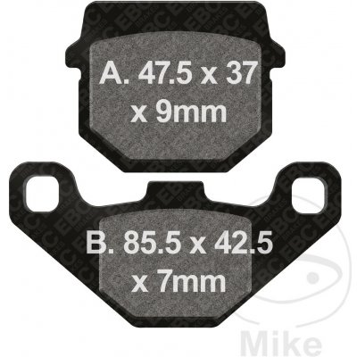 EBC brzdové destičky Standard EBC ADLY/HER CHEE/HERKULES ATV 150 S SPORT 04-09, CHEE/HERKULES ATV 150 U UTILITY 04-07, CHEE/HERKULES CROSSOVER 150 05-07, CHEE/HERKULES CROSSOVER 150 BOOST 07-09, CHEE/ – Hledejceny.cz