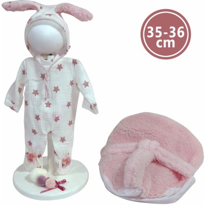 Llorens M635-86 obleček pro panenku miminko NEW BORN 35-36 cm – Zboží Mobilmania