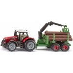 SIKU BLISTER Massey Ferguson s lesnickým přívěsem – Hledejceny.cz