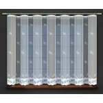 Dekorační žakárová záclona s řasící páskou HELLEN 170 bílá 300x170 cm MyBestHome – Hledejceny.cz