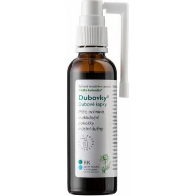 Dědek kořenář Dubovky Dubové kapky Speciální edice RK SE 50 ml s rozprašovačem – Hledejceny.cz