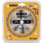 DeWALT DT1948 Pilový kotouč 165 x 20 mm, 16 zubů – Zboží Mobilmania