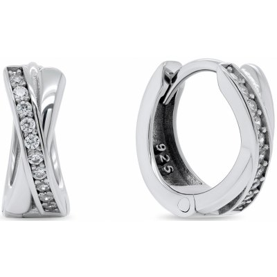 Brilio Silver náušnice EA207W – Zboží Mobilmania