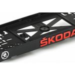 Podložka pod SPZ ŠKODA červená (2ks) | Zboží Auto