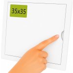 MIKAWI 66-0367 revizní dvířka 350 x 350 mm – Sleviste.cz