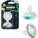 Tommee Tippee šidítko C2N silikon Natural Night 2ks 433484TT