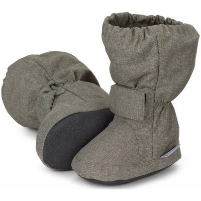 Sterntaler dětské zimní capáčky s Thinsulate vložkou protiskluzovou podrážkou green melange – Zboží Dáma