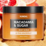 KUNDAL Macadamia & Sugar Body Scrub Pink Grapefriut 550 ml – Zboží Dáma