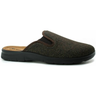 Inblu pánské domácí pantofle BG000059 dark brown – Zboží Dáma