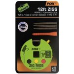 Fox Návazec Edges Zig Rig 12ft 3 ks – Hledejceny.cz