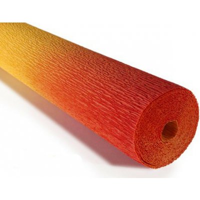 Cartotecnica Rossi Krepový papír role 180g (50 x 250cm) - oranžovo-žlutá 576/9