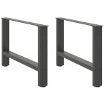 Omaxi 312297 Nohy konferenčního stolku antracitové 2 ks 70 x 42-43 cm ocelové – Zbozi.Blesk.cz