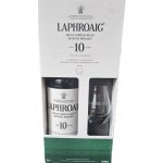 Laphroaig 10y 40% 0,7 l (dárkové balení 1 sklenice) – Hledejceny.cz