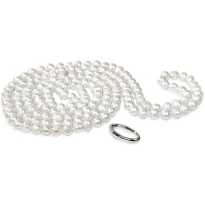 JwL Jewellery Dlouhý z bílých pravých perel JL0076 – Zboží Dáma