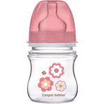 Canpol babies láhev se širokým hrdlem Newborn baby růžová 120ml – Zboží Dáma