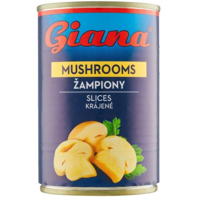 Giana žampiony krájené 314 ml – Sleviste.cz