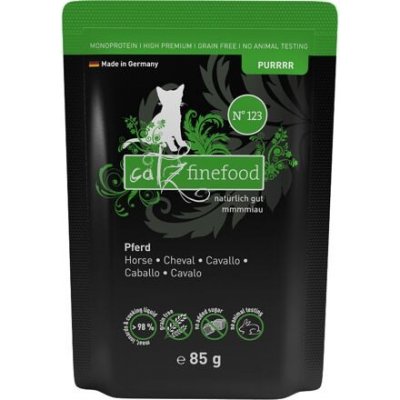 Catz finefood CF Purr No.123 s koňským masem 85 g – Zbozi.Blesk.cz